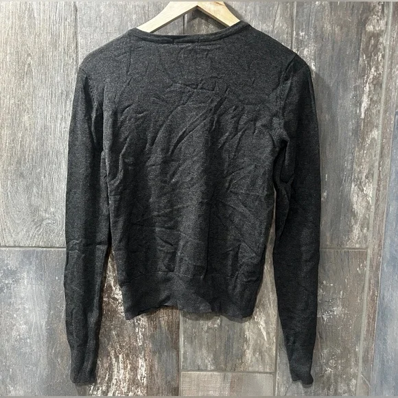 H&M Dark Gray Button-Front Women's Cardigan - Picture 4 of 4